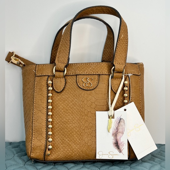 Jessica Simpson GIA Satchel - Color Pecan - Picture 6 of 10